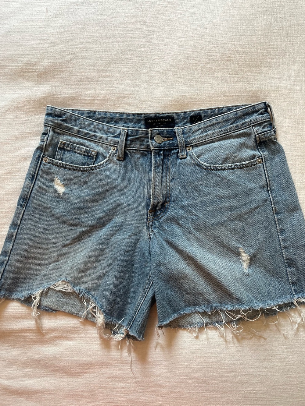 Lucky Brand Women's Distressed Denim Shorts